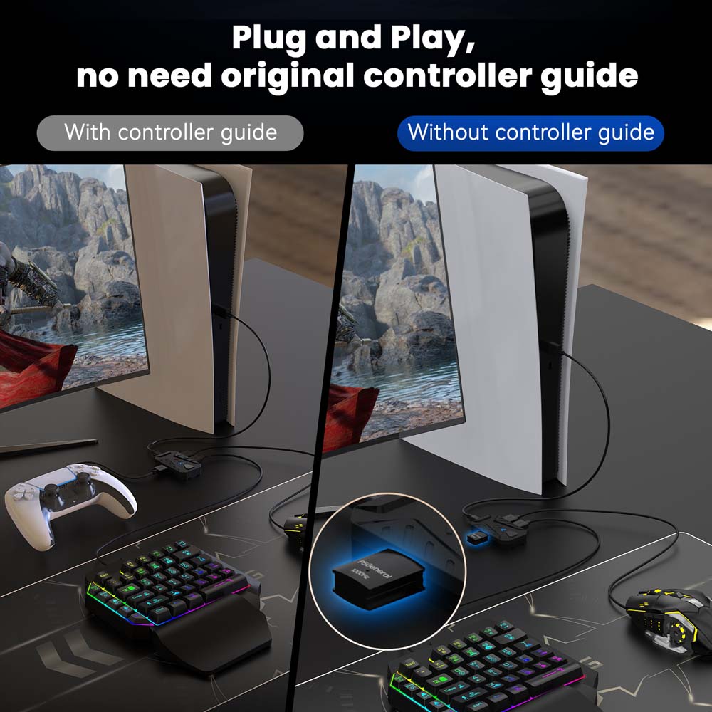 สำหรับ PS5 ชุดคีย์บอร์ดเกมมิ่ง - Gaming Console Latest บทวิจารณ์และราคา